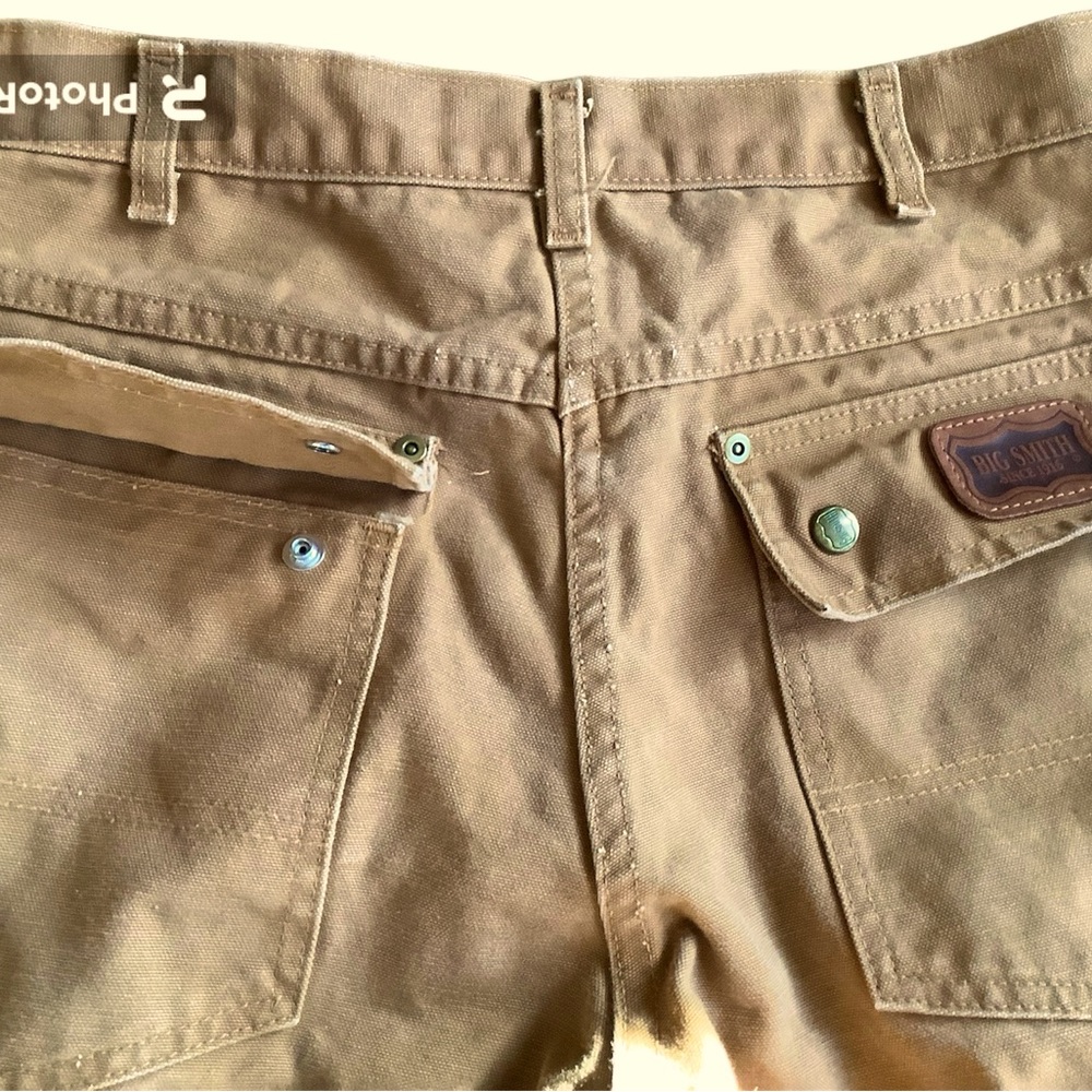 Big Smith Men’s Vintage Utility Work Cargo Pants Size 34x32 - Picture 6 of 7